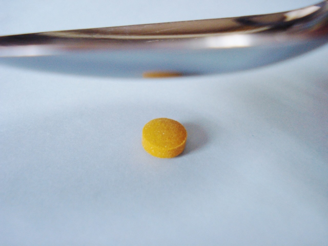 スプーンで花粉粒を潰す方法